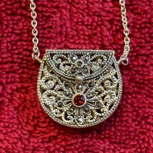 Sterling silver charm necklace